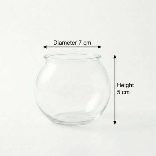 SUKŪN Premium Sculptural Glass Vessel – Geometric Artisan Design
